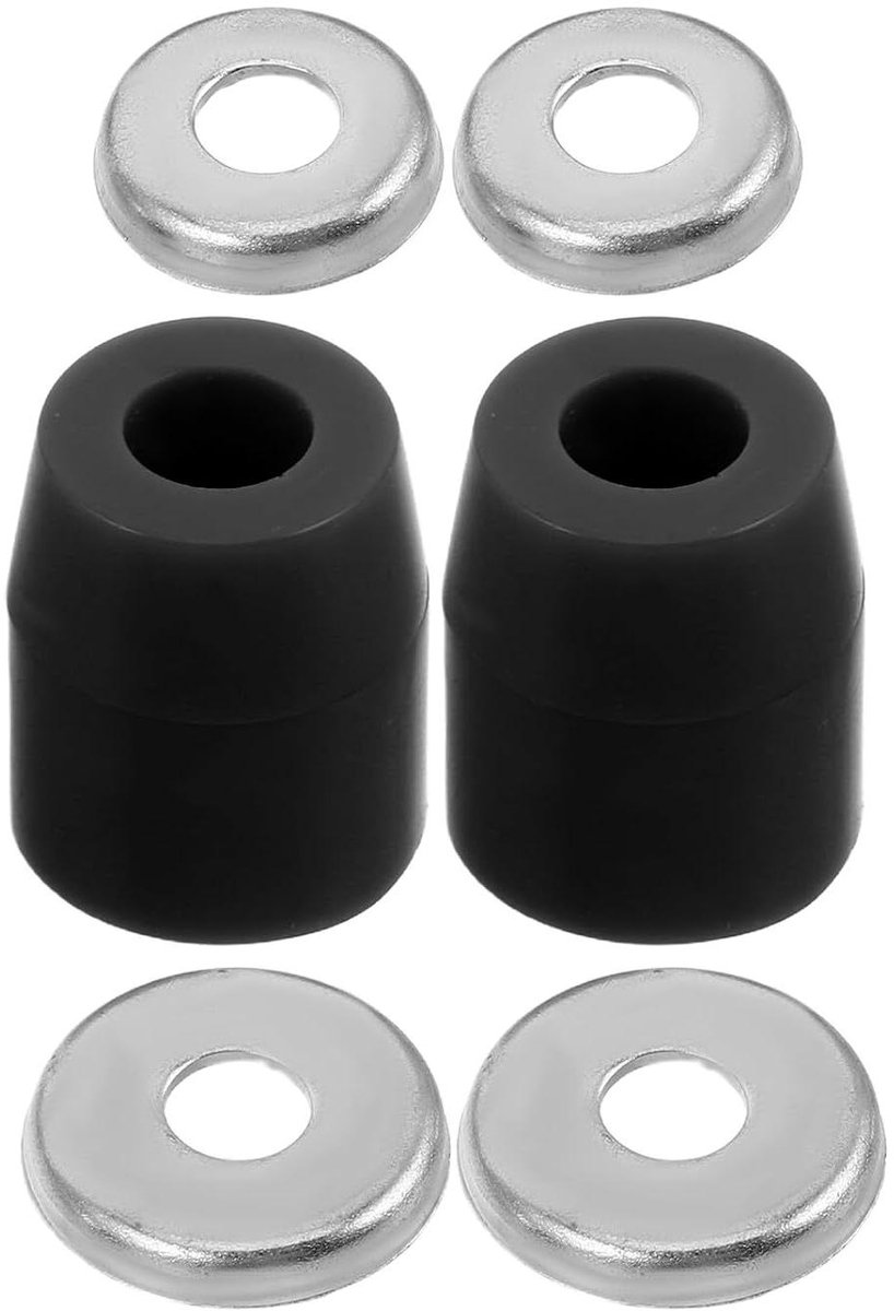 Skateboard Schokdempers - PU Bushings - Soepel Rijden - Gewrichtsbescherming - 4 Set - Zwart Skateonderdeel kopen online