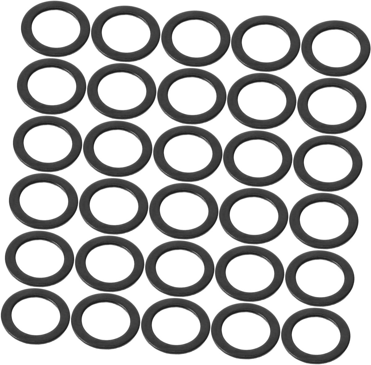 Skateboard Sluitringen - Onderdelen Set - Soepeler Rijden - Stevig Aluminium - 100 Stuks - Zwart Skateonderdeel kopen online