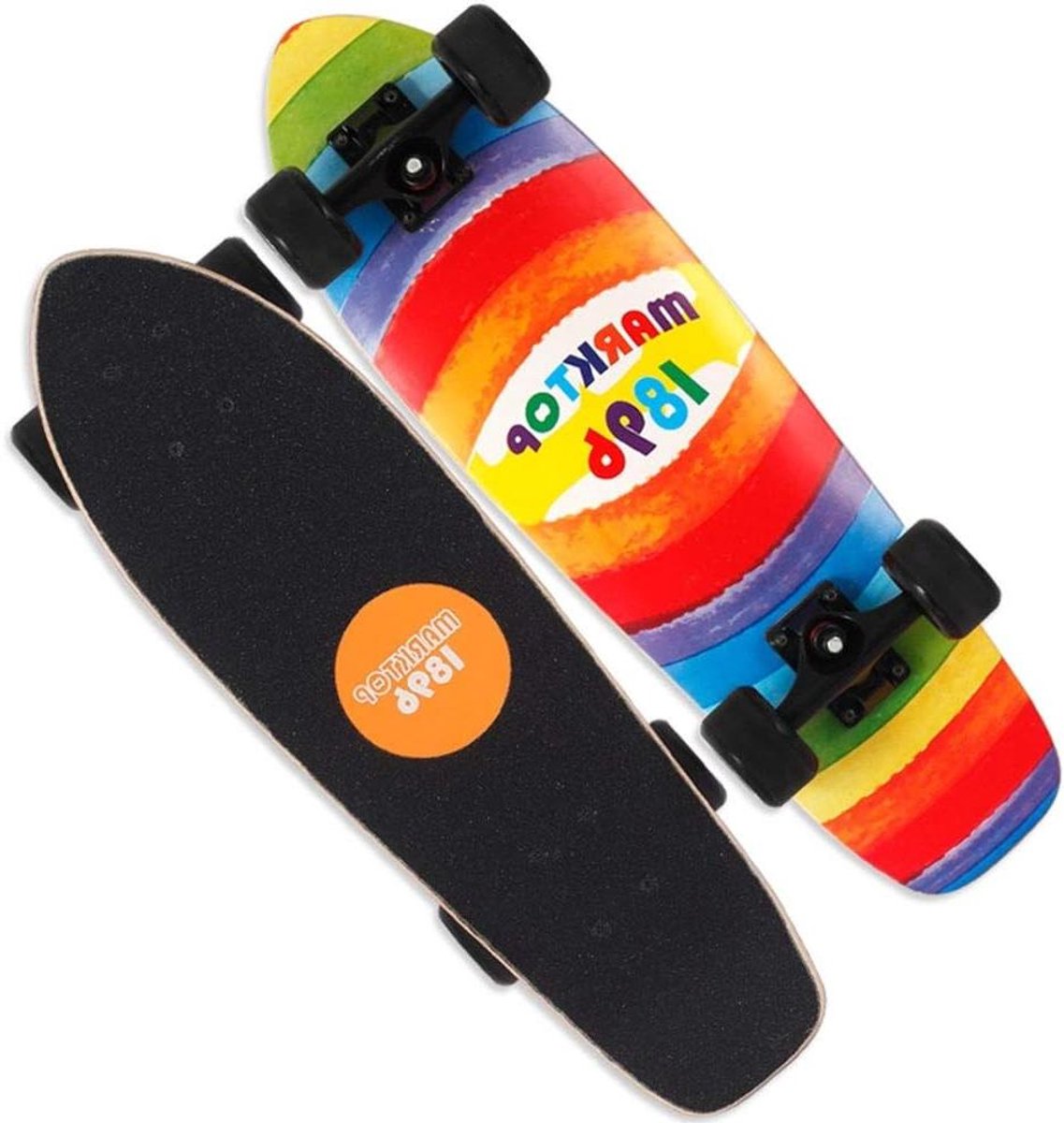 Skateboard Tieners - Street Board - Straat Tricks - Dubbele Kromming - 23 cm Breed - Jeugd Skateonderdeel kopen online