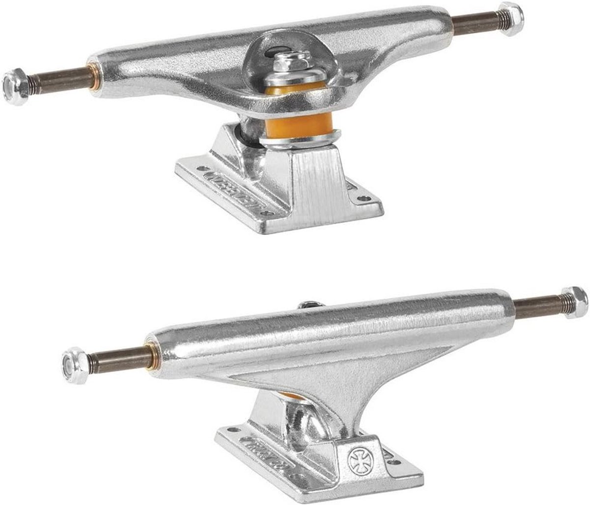 Skateboard Trucks - Assen Vrachtwagens - Skateboarden - Onafhankelijke Stage 11 - 8.25 inch breed - Gepolijst zilver Skateonderdeel kopen online