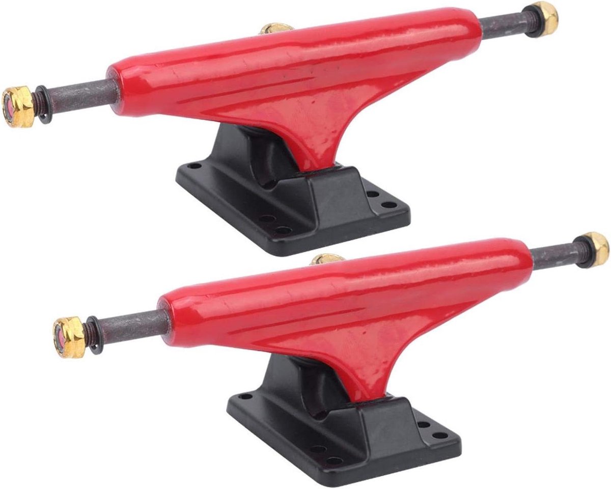 skateboard trucks stevige beugels outdoor sport aluminium magnesiumlegering 20cm lengte rood