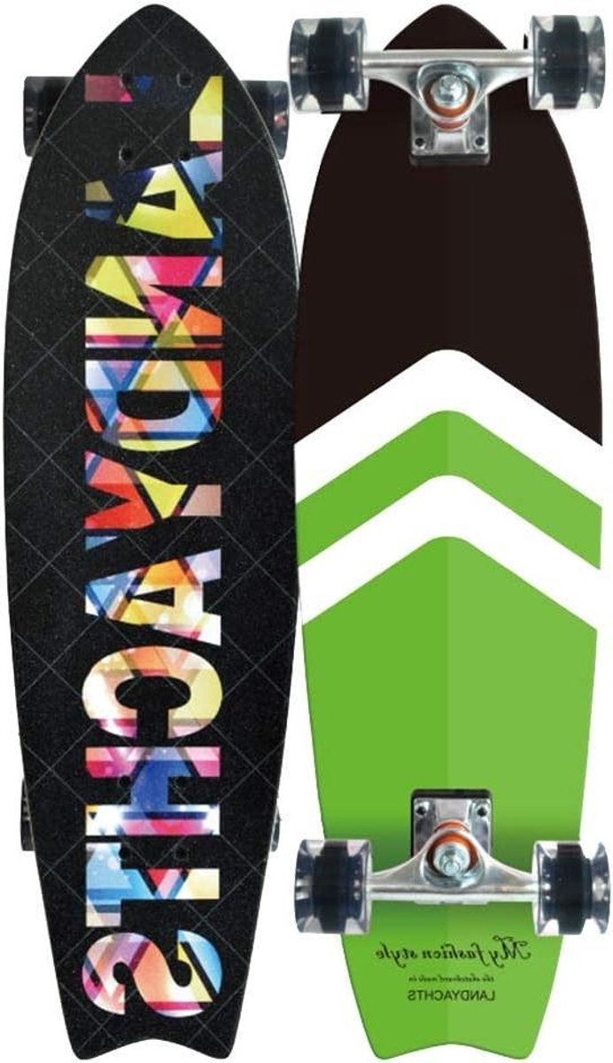 Skateboard - Vierwieler - Straat Gravure - 7 Lagen Esdoorn - 31 Inch - Mode Skateonderdeel kopen online