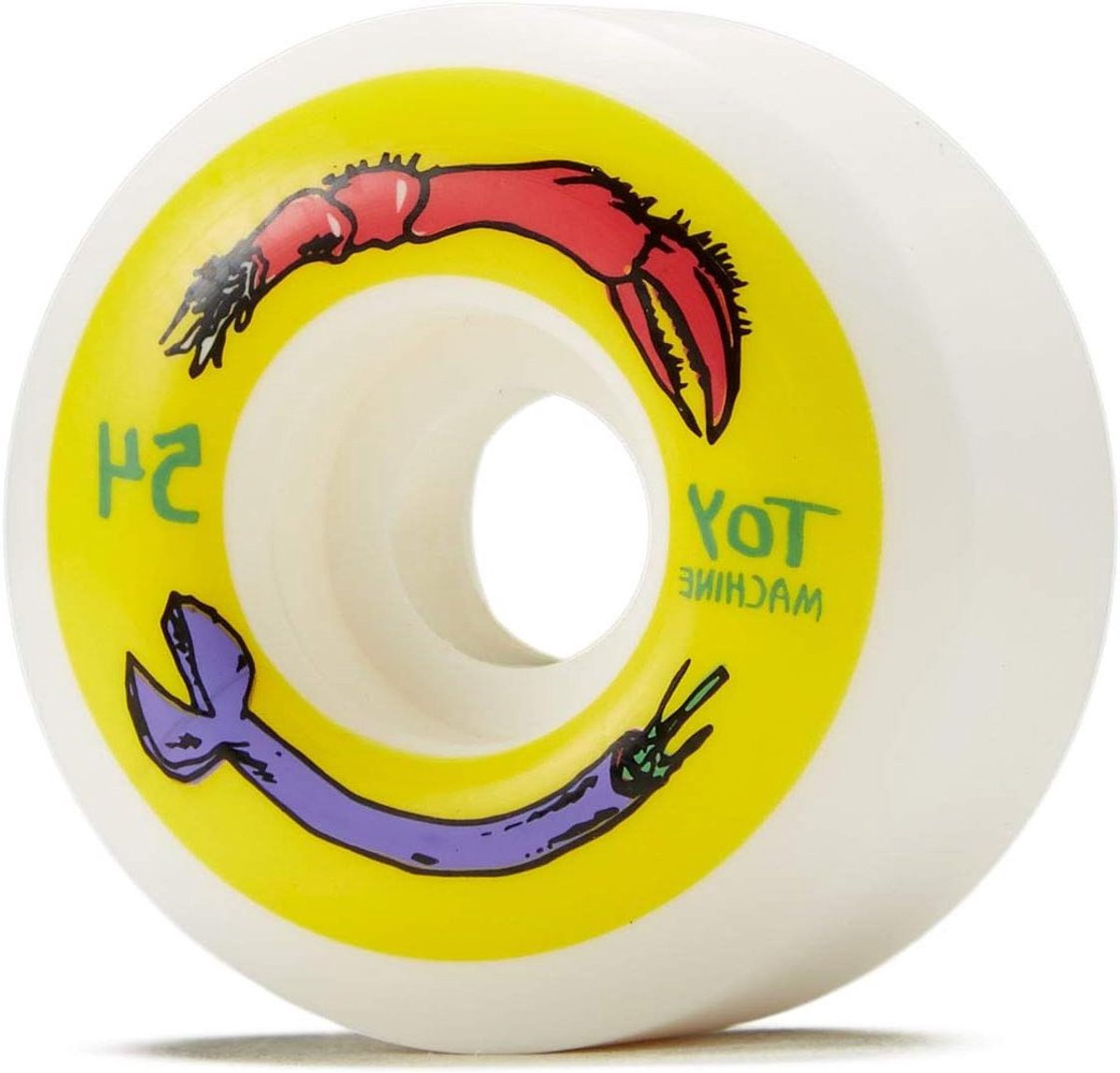 Skateboard Wiel - Skate Onderdelen - Straat Skaten - Hoge Kwaliteit Urethaan - 54 mm Diameter - Natuurlijk Skateonderdeel kopen online