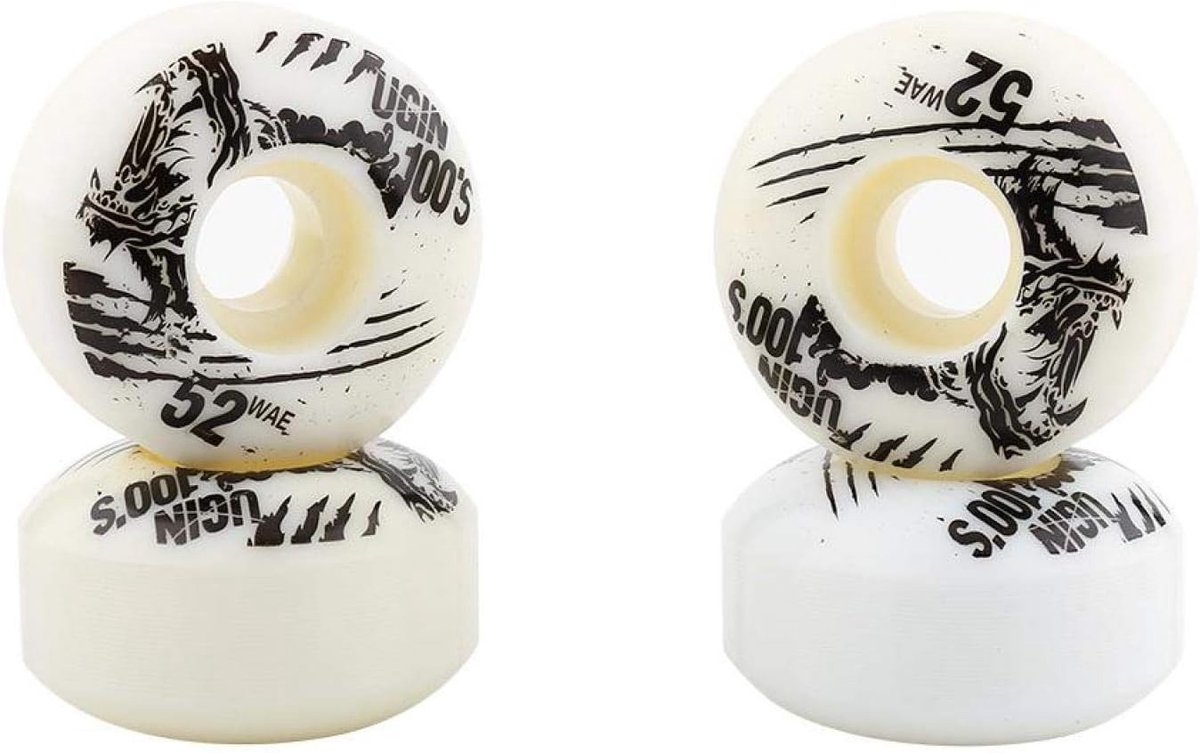 Skateboard wielen 52 mm x 30 mm - 4 stuks PU longboard wielen voor optimale grip en snelheid Skateonderdeel kopen online
