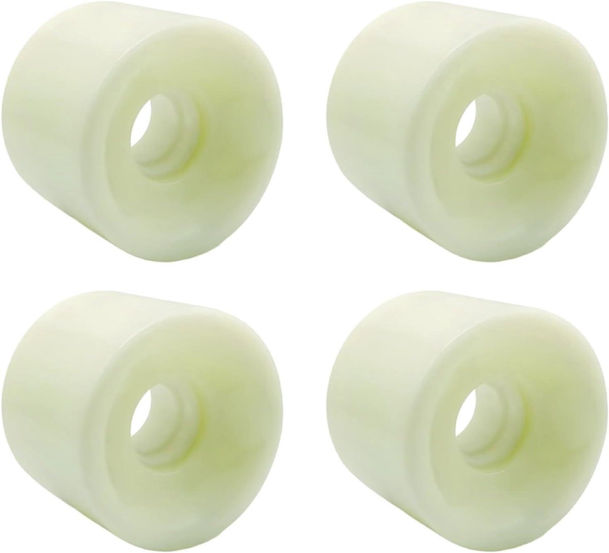 skateboard wielen cruiser wielen soepel rijden hoge rebound 26 inch wit