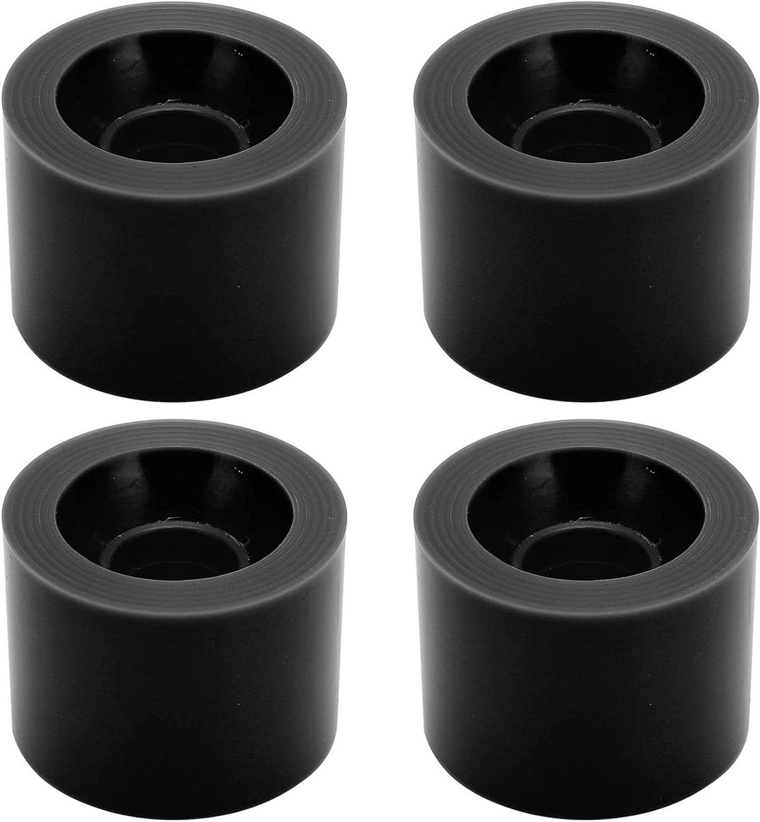 skateboard wielen longboard onderdelen soepel rijden hoge elasticiteit 60x45mm 78a zwart
