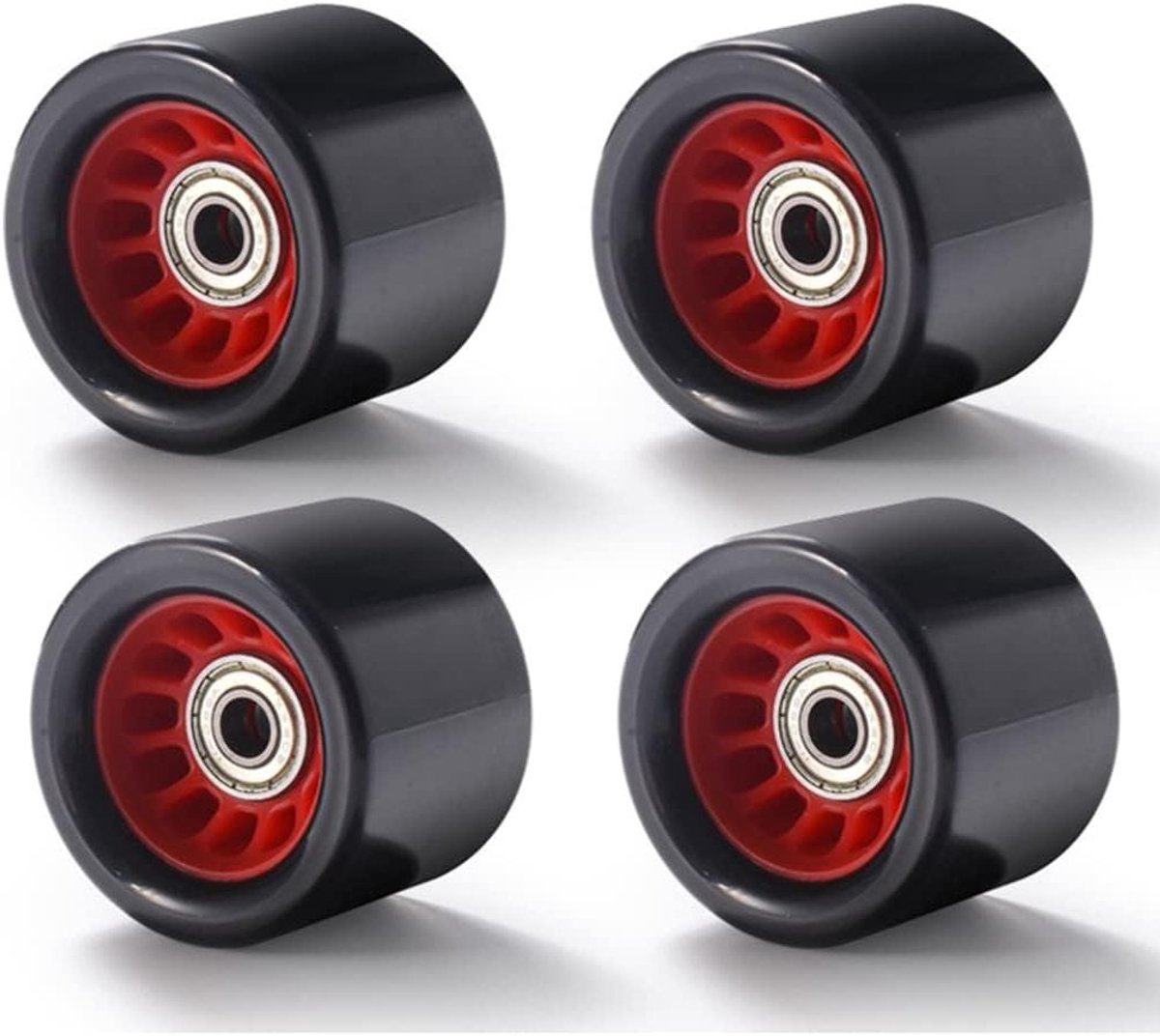 skateboard wielen longboard wielen soepel rijden zachte 78a hardheid 60mm diameter roze