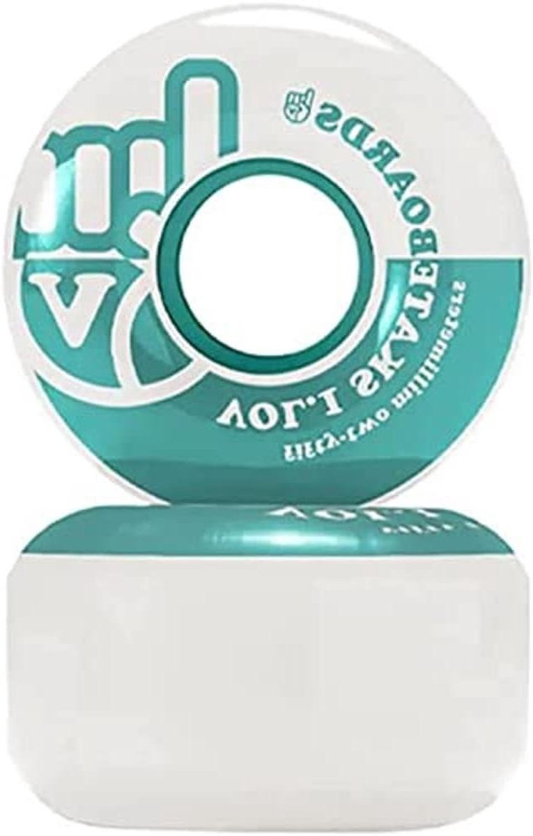 Skateboard wielen - Onderdelen - Allround skaten - Urethaan met hoge terugstoot - 54 mm - Wit Skateonderdeel kopen online