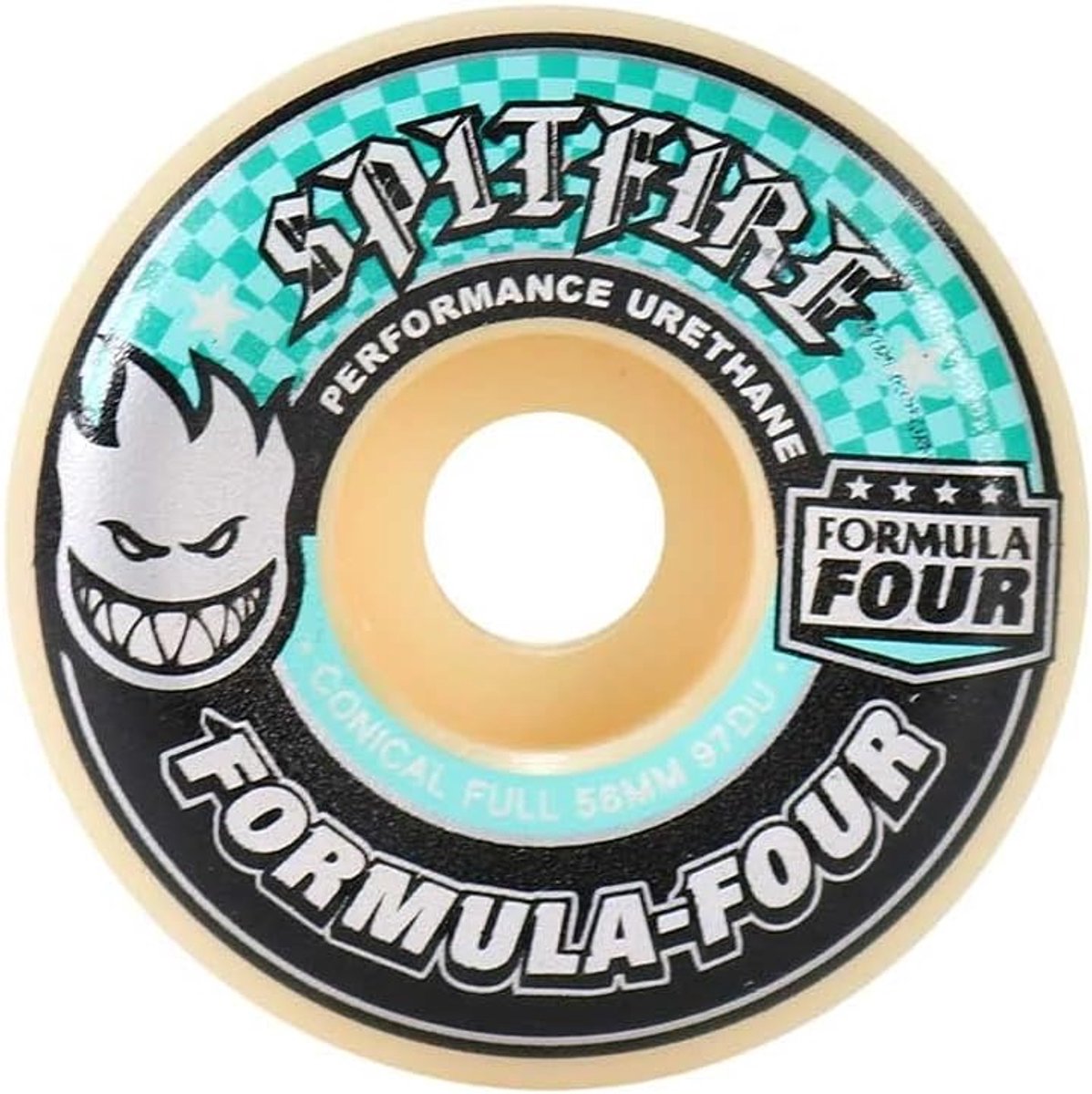 skateboard wielen onderdelen set soepele rit conische snit 56mm naturel