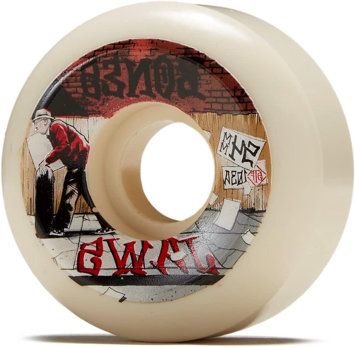 Skateboard Wielen - Onderdelen Set - Straat Skaten - Duurzaam Formule - 54mm - Wit Skateonderdeel kopen online