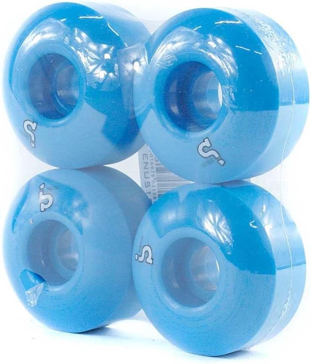 skateboard wielen refreshers set snel skaten hoge kwaliteit urethaan 55mm blauw