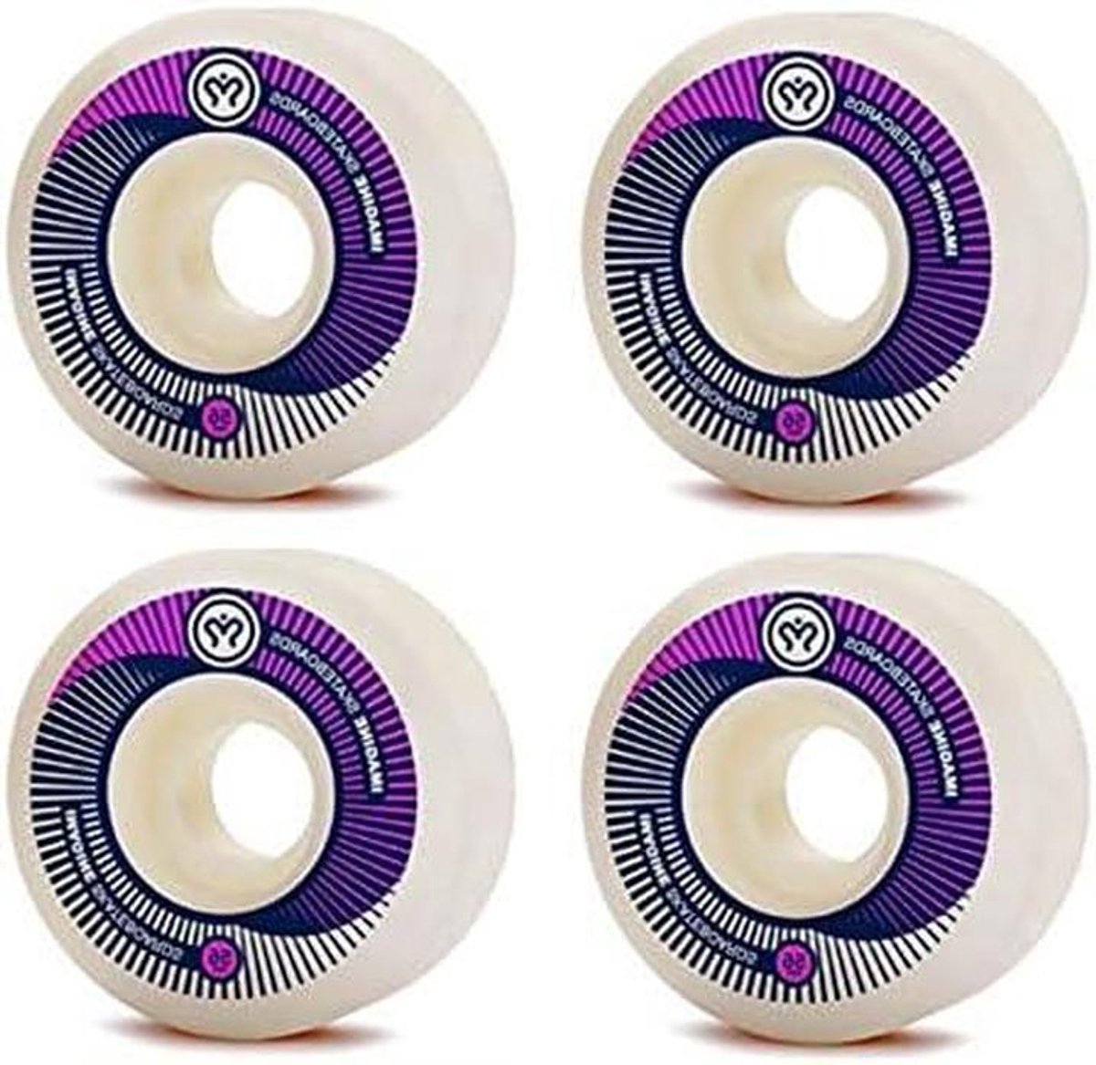 skateboard wielen reserve onderdelen straat gebruik duurzaam materiaal 56 millimeter wit