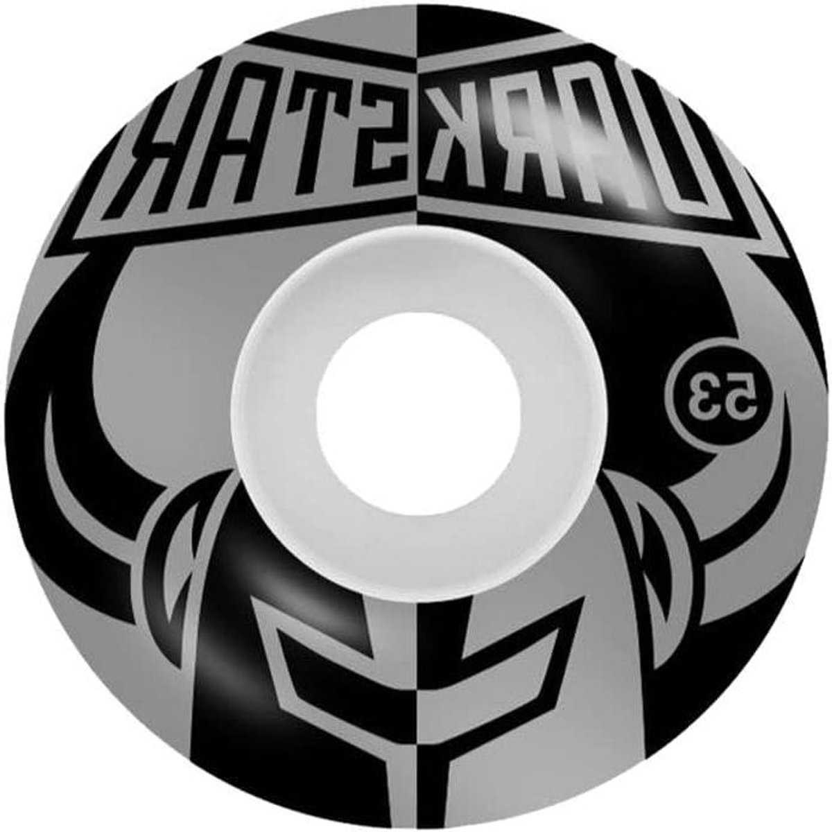 Skateboard Wielen - Set 4 stuks - Skaters op weg - Hoge kwaliteit urethaan - 53 mm - Zwart Zilver Skateonderdeel kopen online