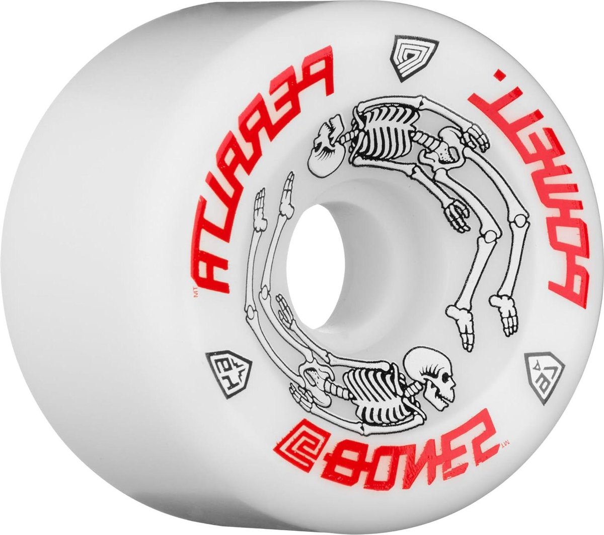 skateboard wielen set van 4 skateboarden duurzaam materiaal 60 mm wit