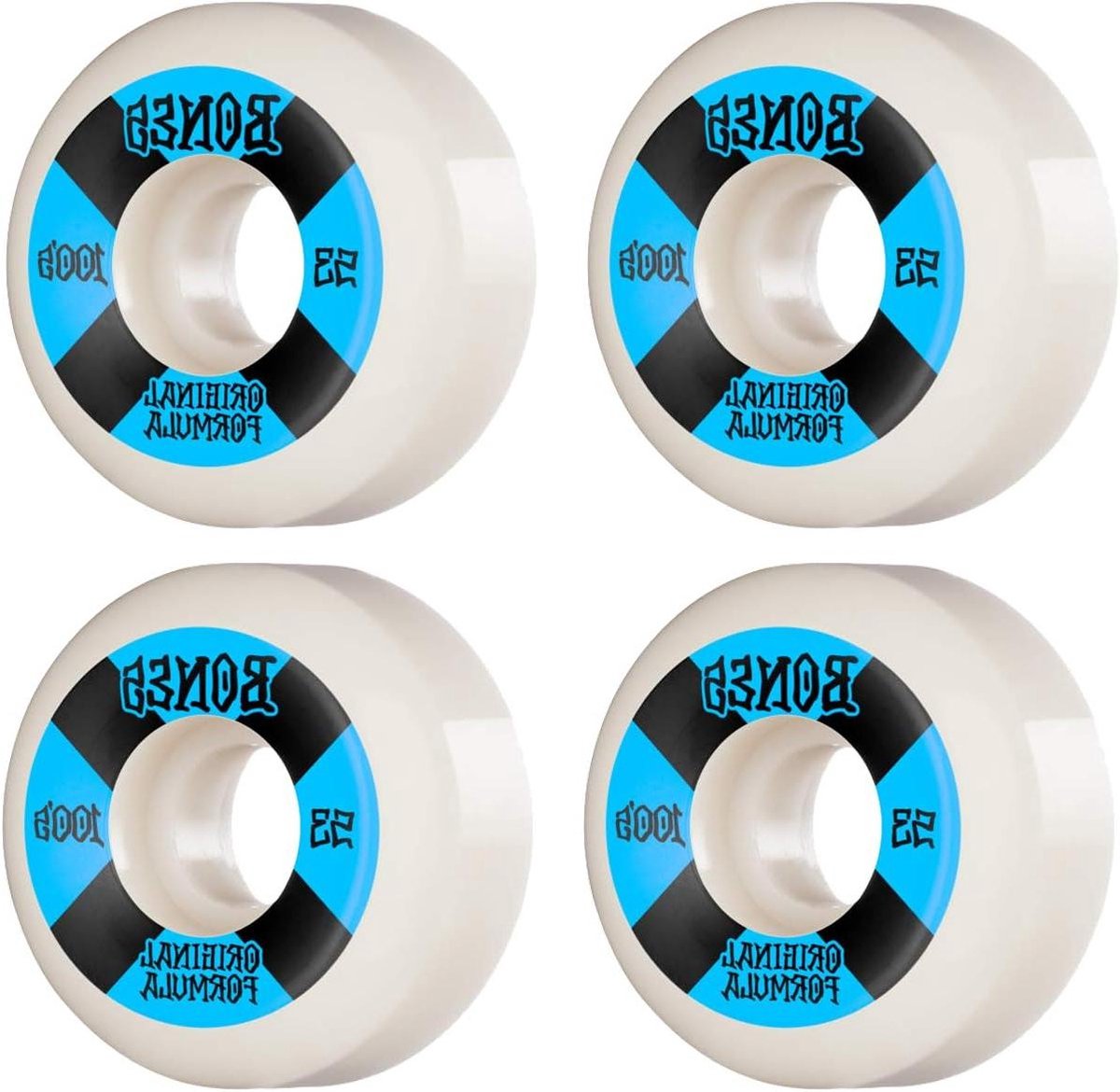 skateboard wielen set van 4 straat skateboarden duurzaam materiaal 53mm wit