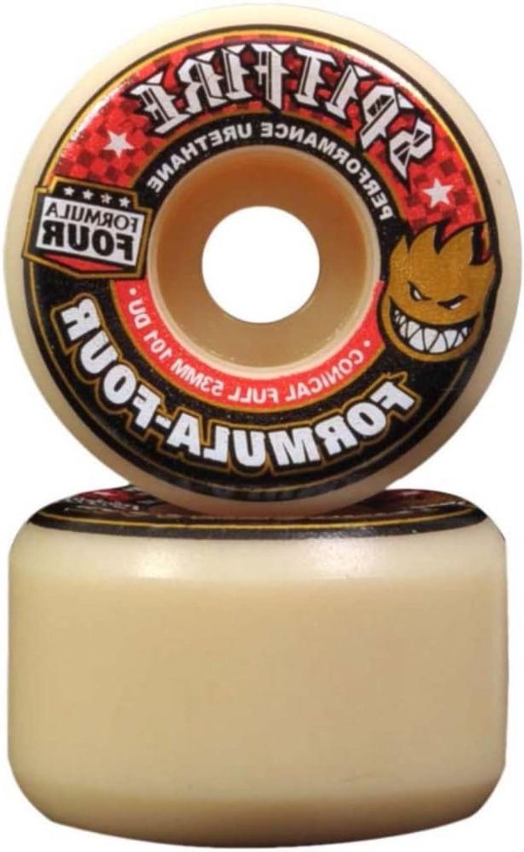 Skateboard Wielen - Set Wielen - Skateboarden - Formula Four Urethaan - 53mm - Meerkleurig Skateonderdeel kopen online