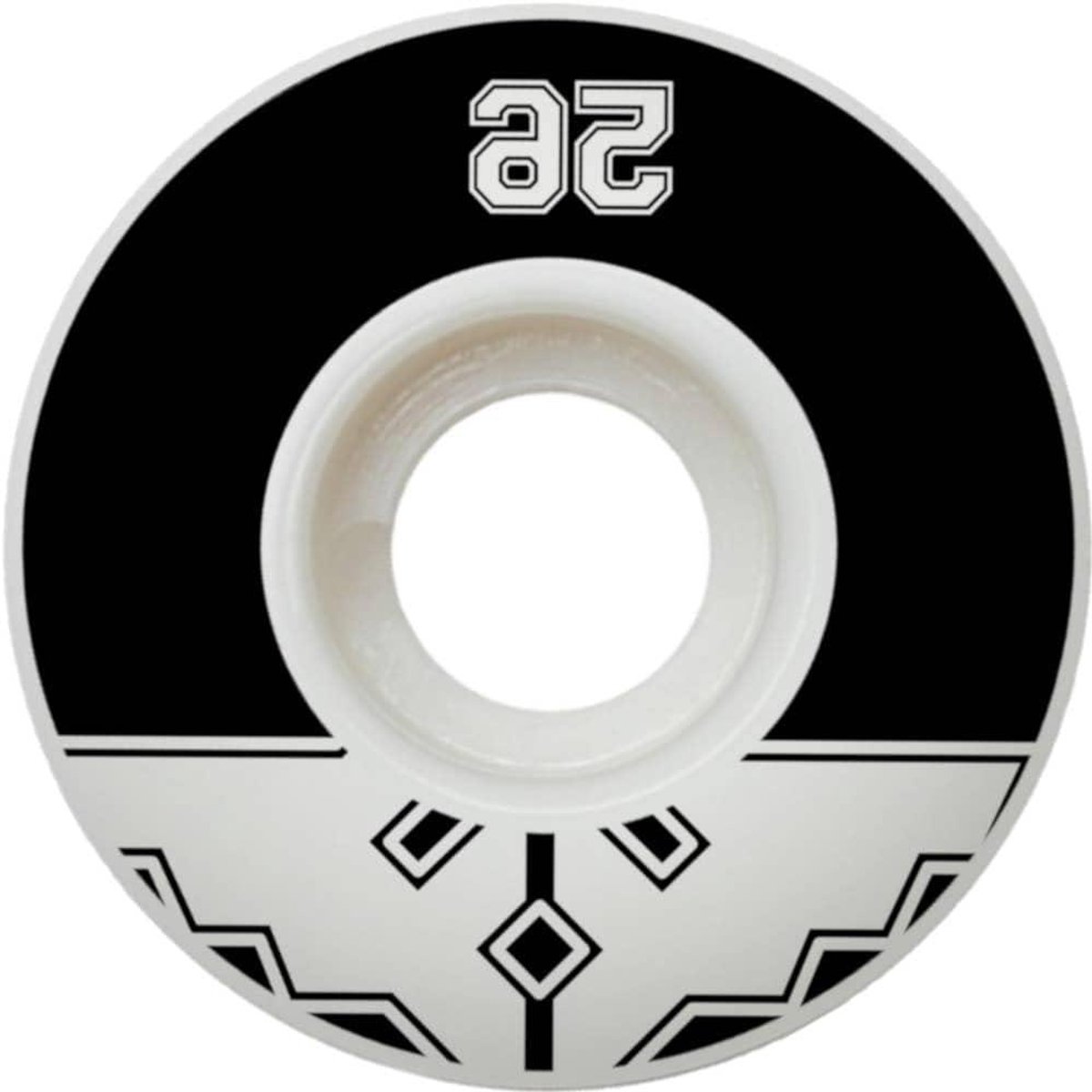 skateboard wielen set wielen street skaten hoge rebound 56mm zwart