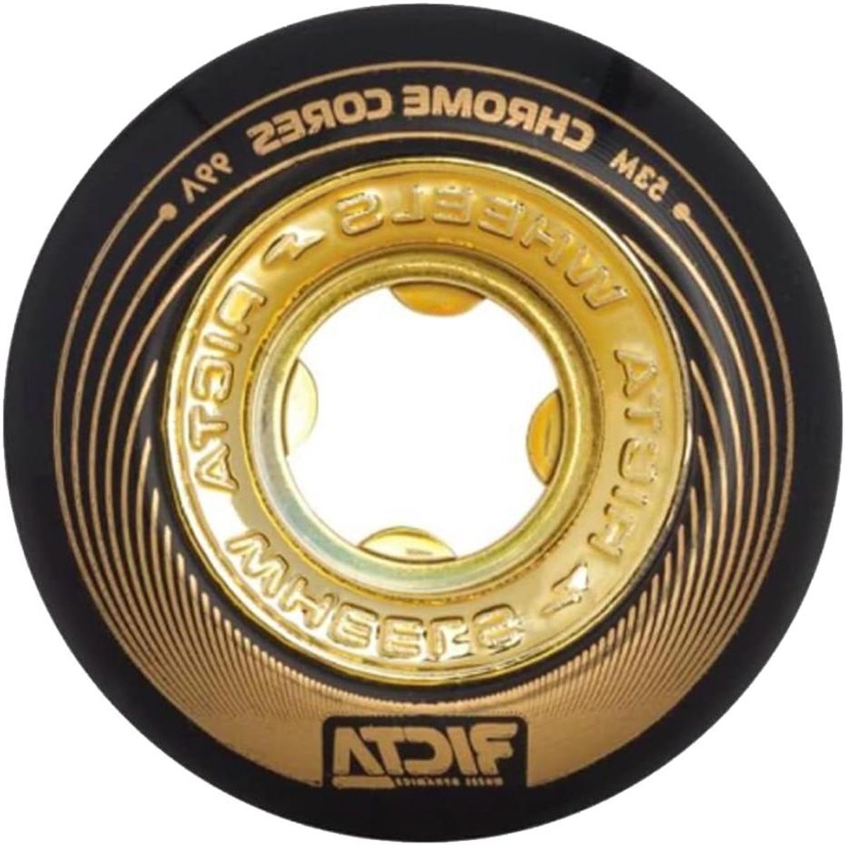 Skateboard Wielen - Skate Onderdelen - Street Cruisen - Set van 4 - 53 mm - Zwart Skateonderdeel kopen online