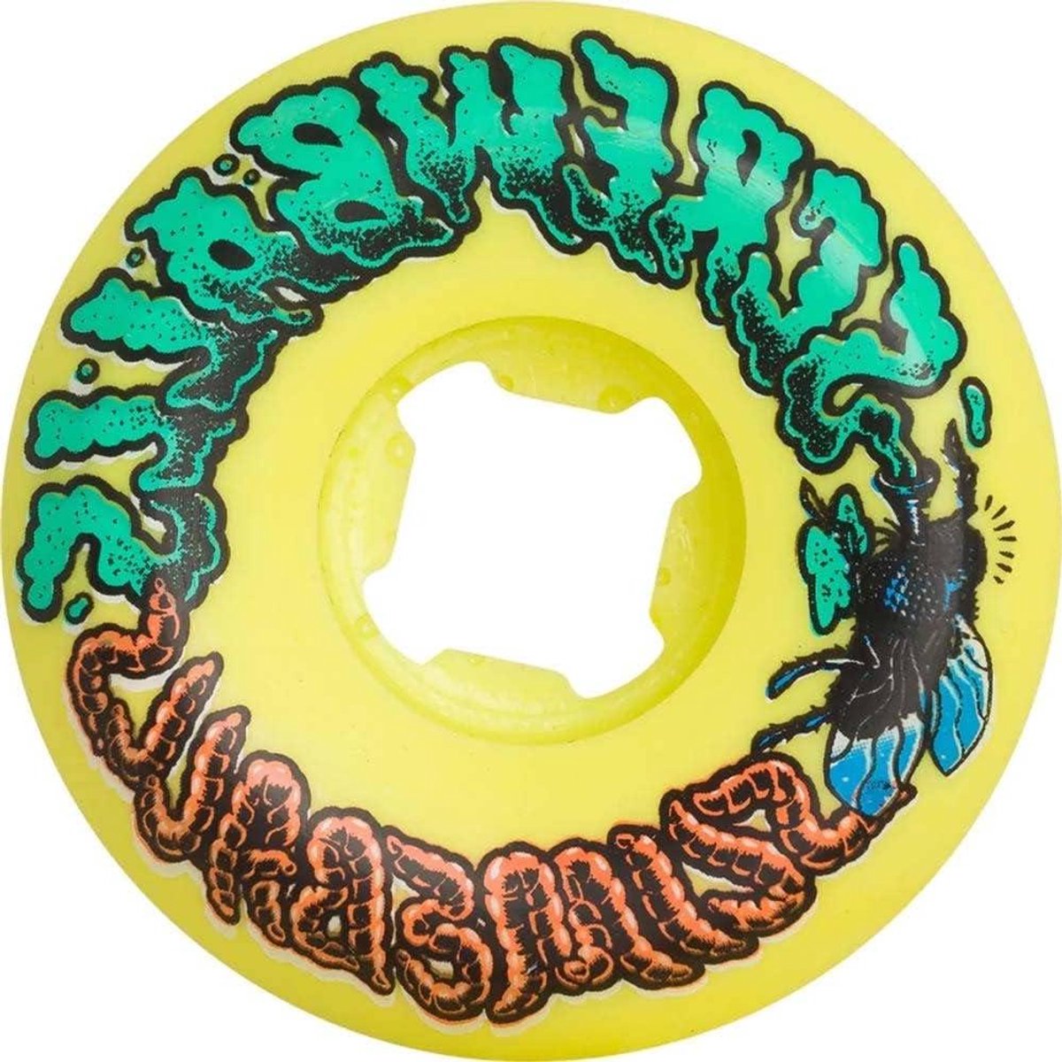 skateboard wielen speed balls street cruisen hoge prestatie urethaan 54mm geel