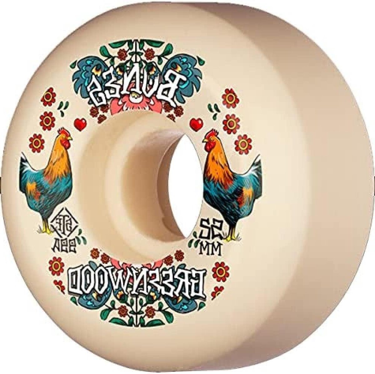 skateboard wielen street wielen street skaten speciale urethaan formule 52 mm 99a wit