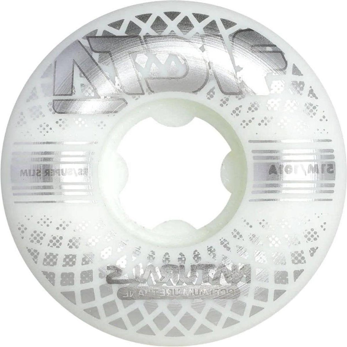 Skateboard Wielen - Urethaan Set - Straat Skaten - Hoge Snelheid - 51 mm - Wit Skateonderdeel kopen online