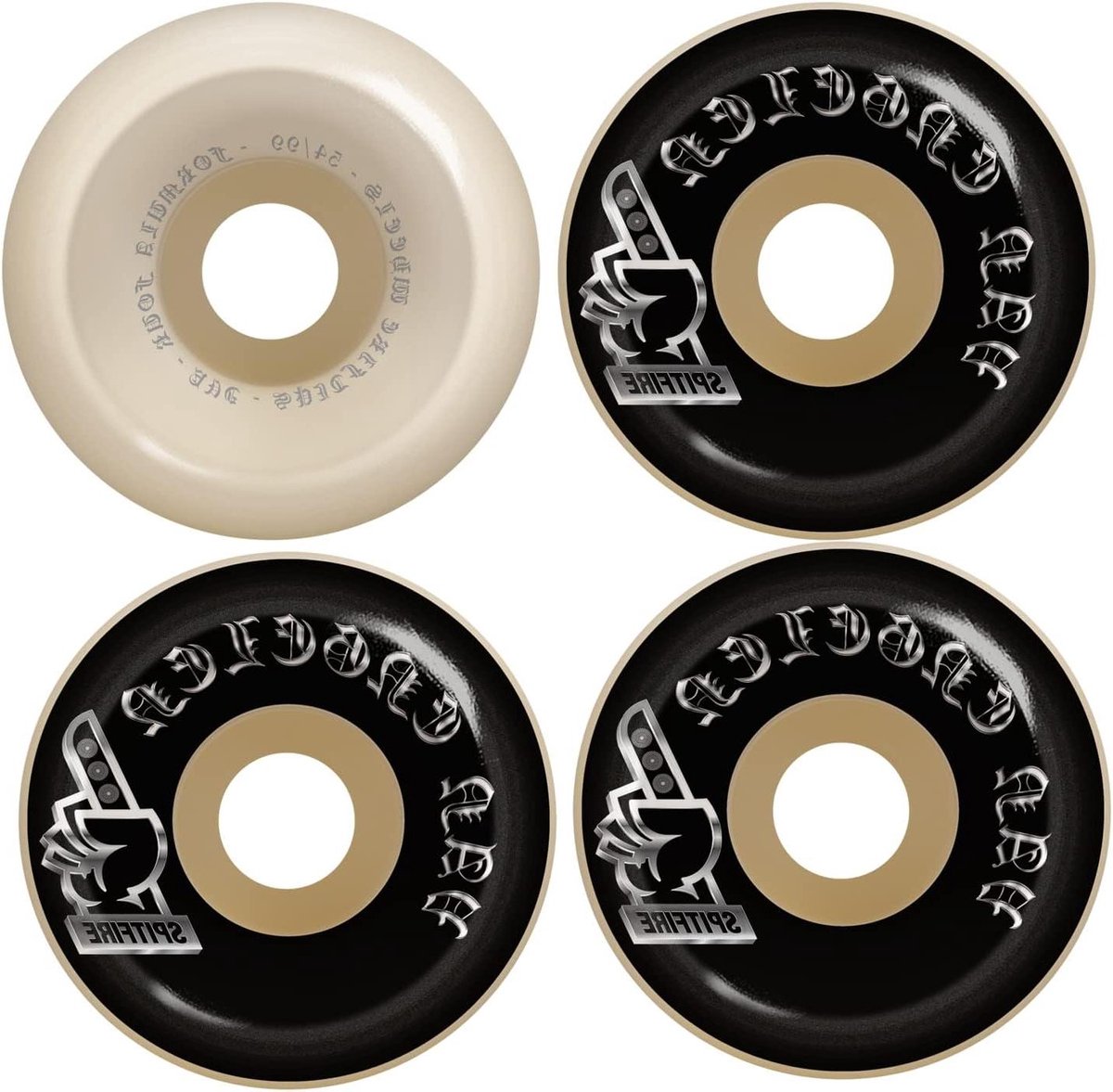 Skateboard Wielen - Vier Stuks Set - Skateboarden - Flatspot Weerstand - 54mm - Natuurlijk Skateonderdeel kopen online