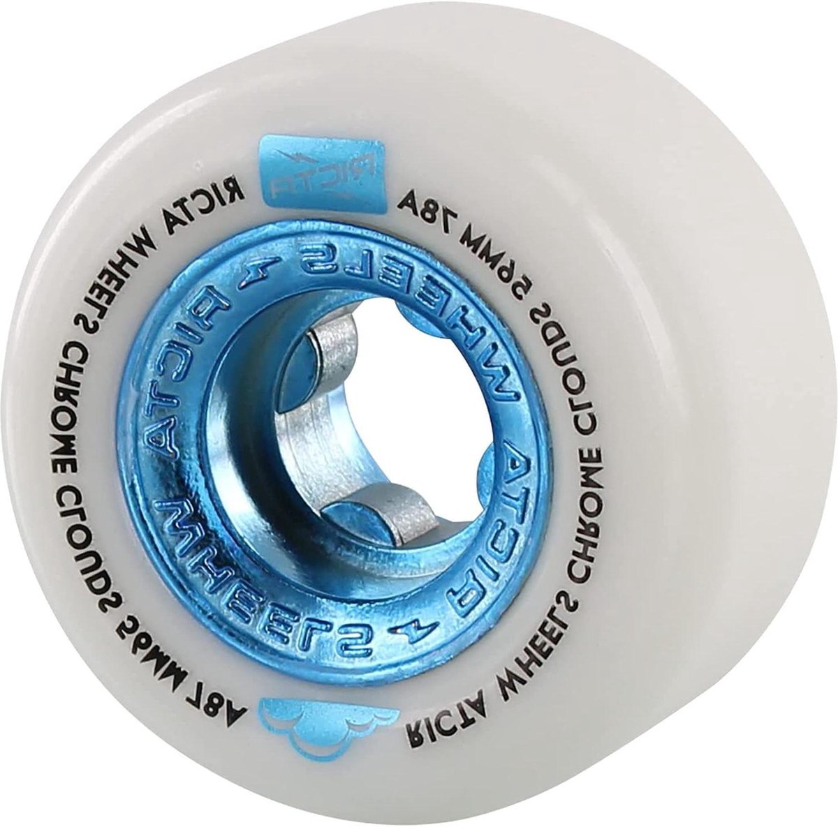 skateboard wielen wielenset cruiser dagelijks gebruik center bearing design 56mm blauw