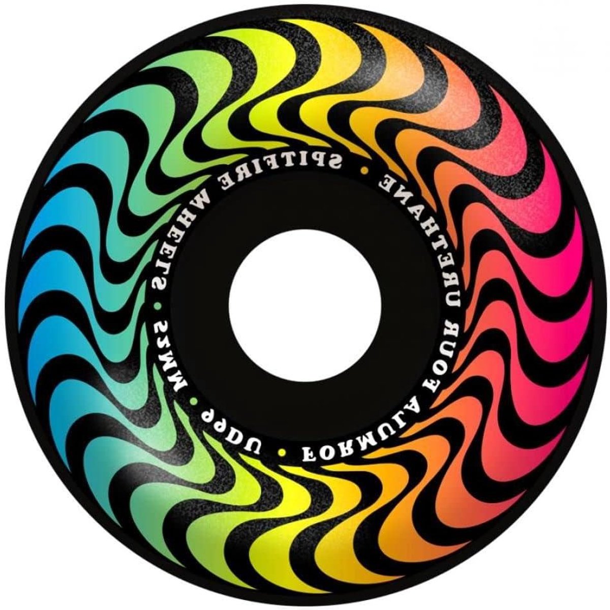 skateboard wielen wielenset skateboard skateboarden radiale vorm 53mm zwart