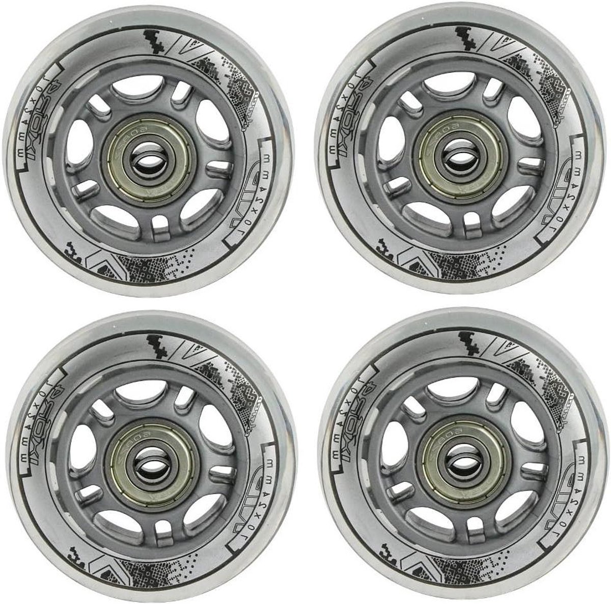skeelerwielen set inline skate wielen recreatief skaten pu 82a hardheid 70mm diameter