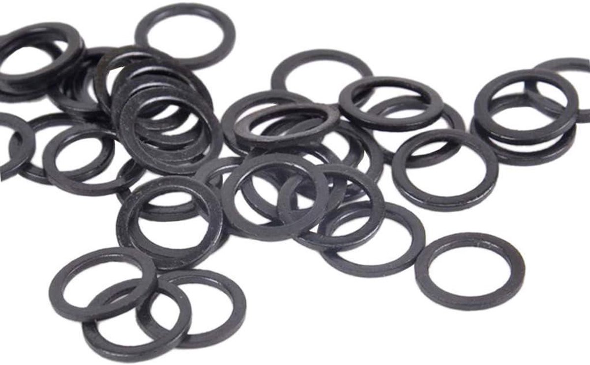 Snelheidsringen - Truck Ring - Skateboard Onderhoud - Vermindert Wrijving - 100 Stuks - Zwart Skateonderdeel kopen online