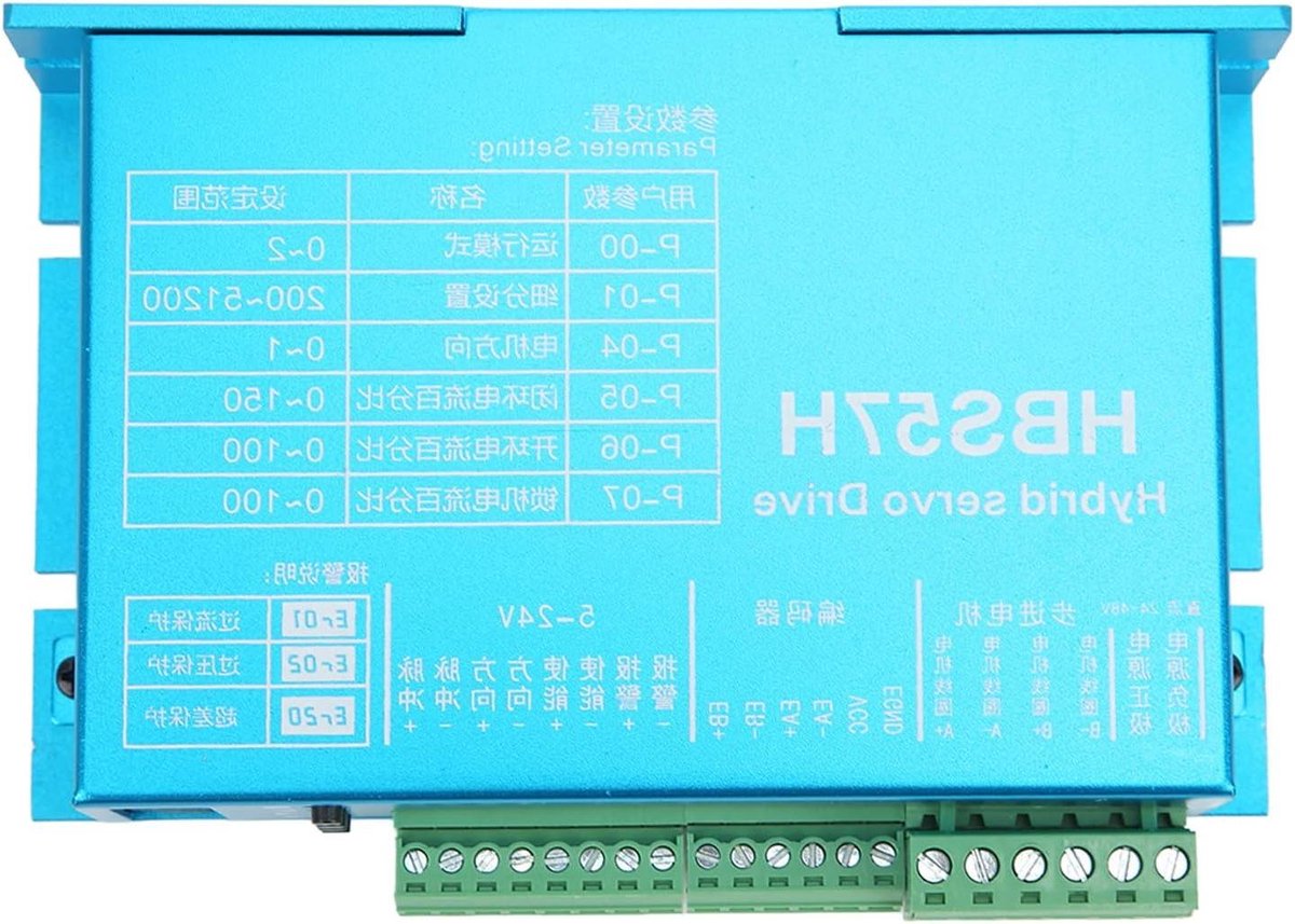 Stappenmotor Driver - Gesloten Lus Motor - Mechanische Belasting - Automatische Stroomaanpassing - 24-48 VDC - Zilver Loopmotor kopen online