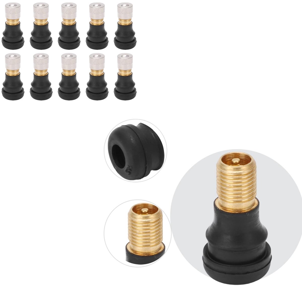 Store_9 - Tubeless Ventielen - Vervangingsset voor Elektrische Scooter - 10 Stuks - 2 cm Ventielen - Scooter Onderdelen - M365 Pro - Elektrische Sc... Buitenspeelvoertuigaccessoire kopen online