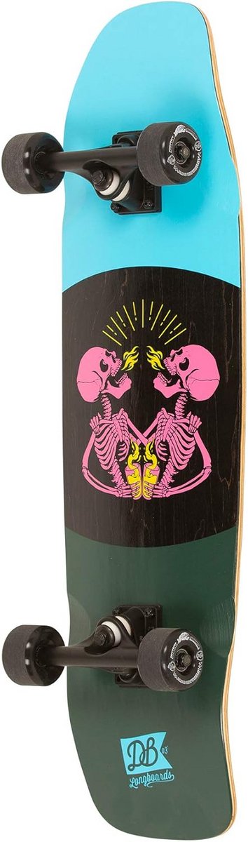 Street Cruiser Skateboard - Compleet Board - Stadsverkenning - Zachte Wielen - 80.5 cm - Multicolor Skateonderdeel kopen online