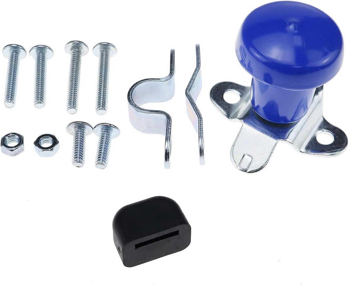 Stuurknop Tractor - Spinner Knop - Manoeuvreren Voertuig - Rubberen Buitenkant - 10.21 x 9.3 x 7.39 cm - Blauw Buitenspeelvoertuigaccessoire kopen online