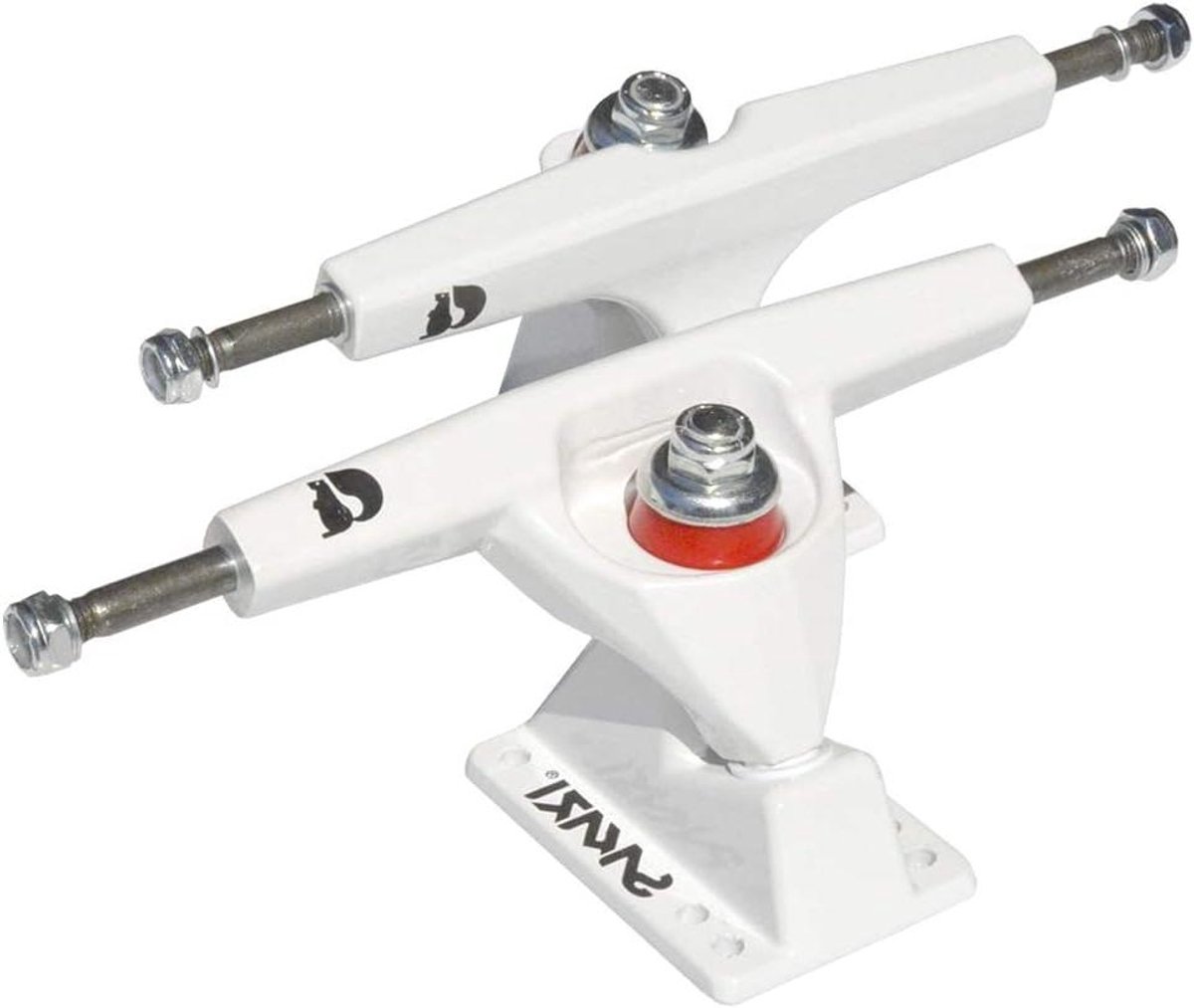 Surfskate Trucks - Skateboard Assen - Surfen op Straat - Set van Twee - Standaard - Zilver Skateonderdeel kopen online
