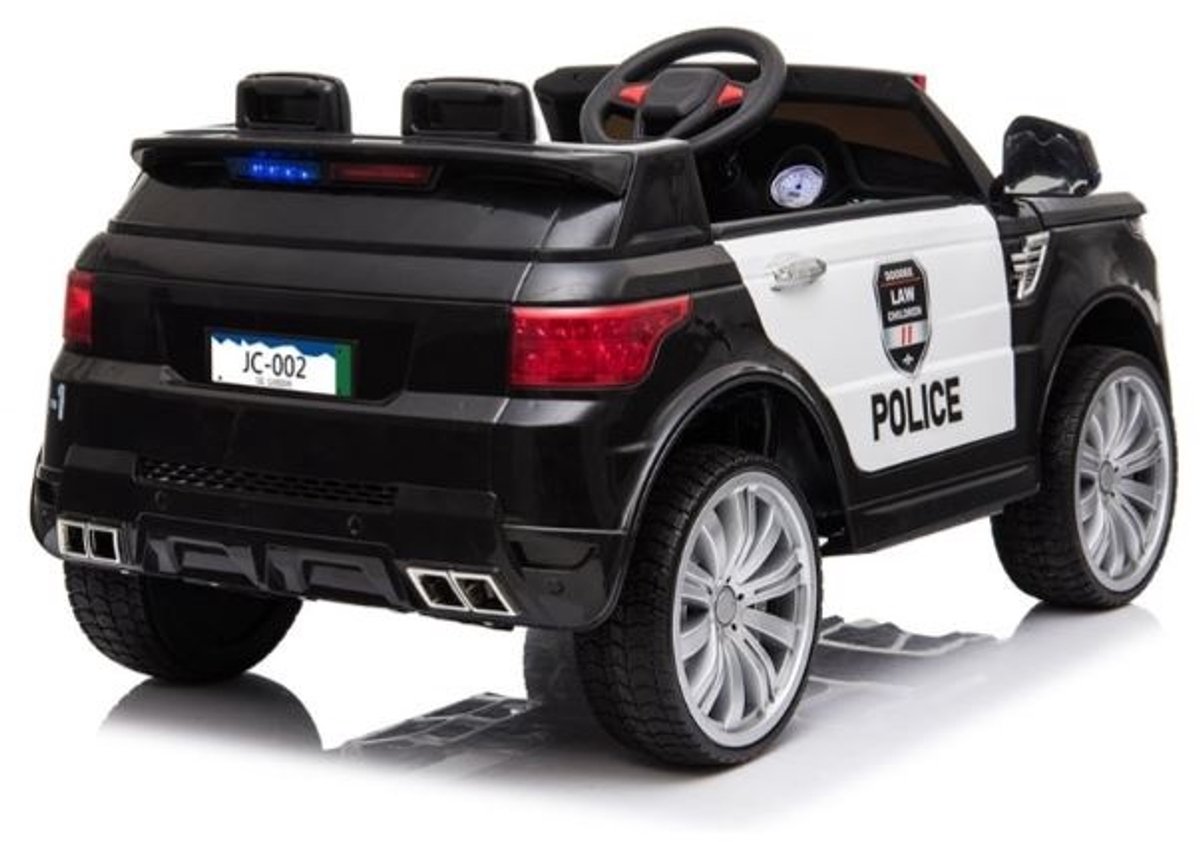 suv politie elektrische kinderauto 12v