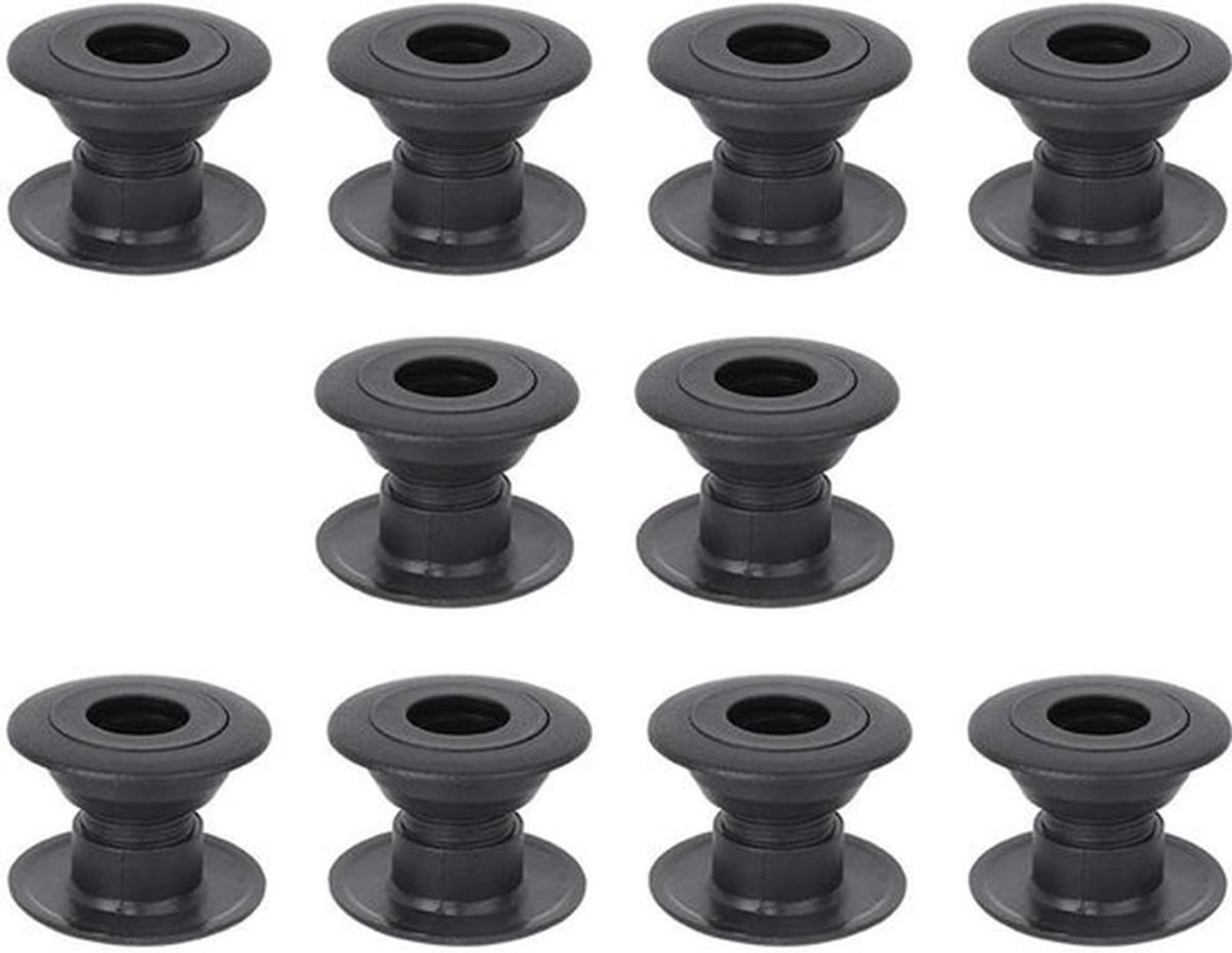 tafelvoetbal lager 15 8mm 10 paar hoogwaardig kunststof stalen kogels verstelbare binnenhoogte 23 34mm zwart tafelvoetbal onderdelen