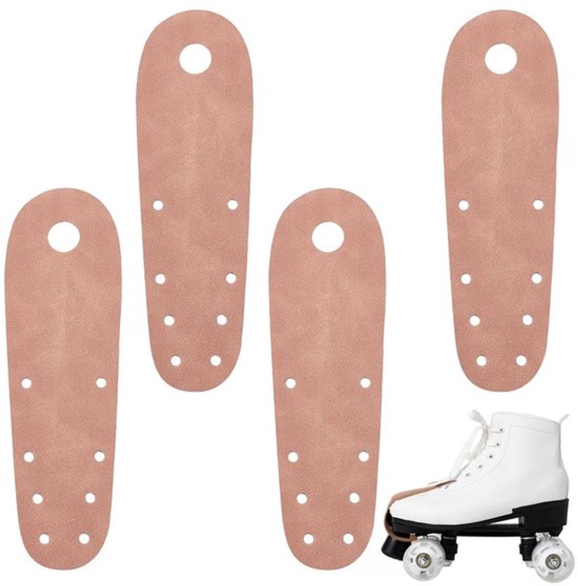 teenbeschermers universeel 4 stuks duurzaam imitatiesu de rolschaats accessoire 55 mm breed 180 mm lang skatebeschermers