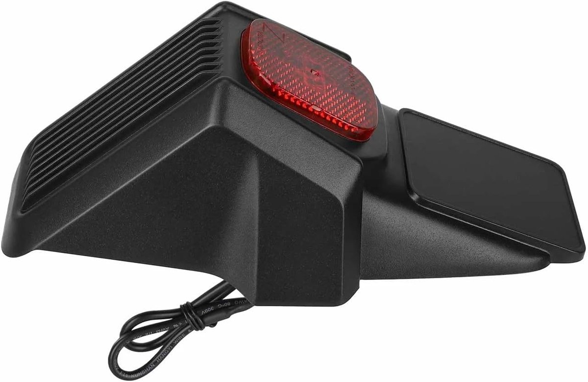 thijox achterspatbord met led achterlicht voor elektrische step segway ninebot zt3 zt3 pro waterdichte accessoires originele spatbord sterk en d