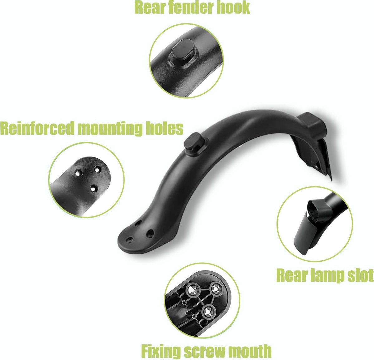 thijox premium spatbordset voor e scooter waterdicht en duurzaam compatibel met xiaomi m365 1s pro pro 2 mi3 scooter 3 e scooteraccessoires