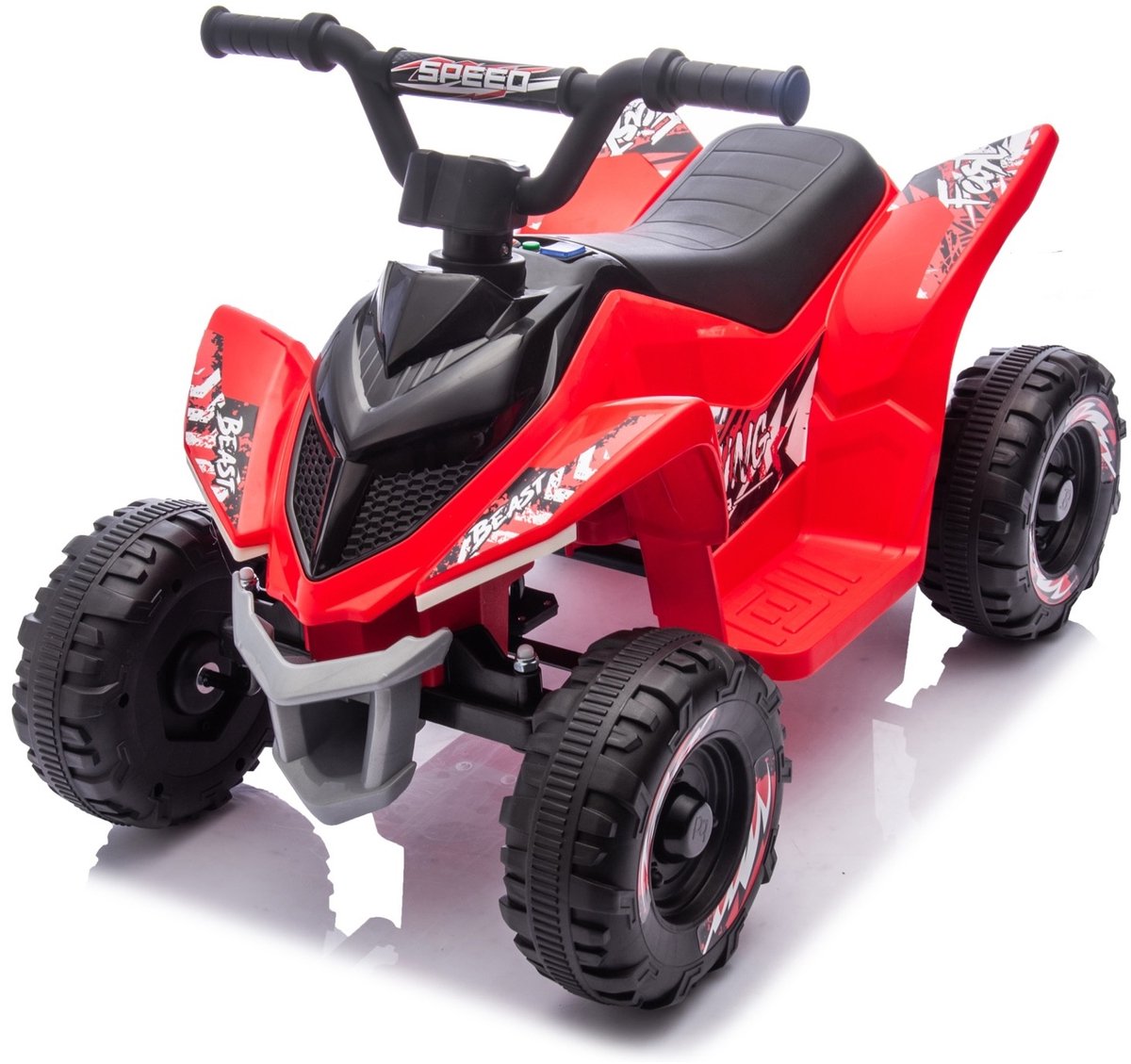 Thunder elektrische kinder quad 6V Rood Speelgoedaccuvoertuig kopen online