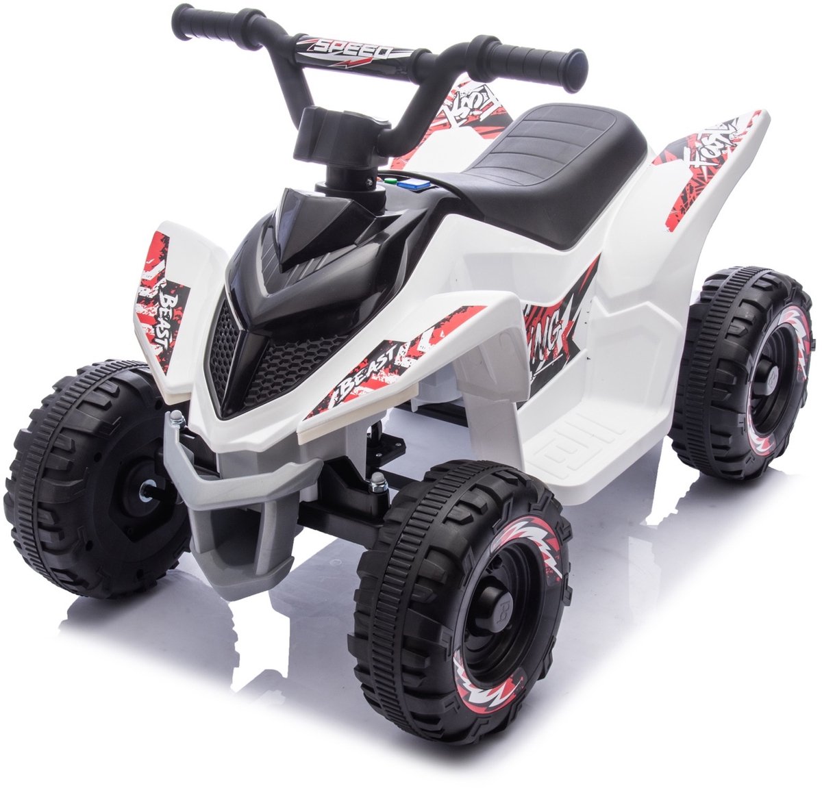 Thunder elektrische kinder quad 6V Wit Speelgoedaccuvoertuig kopen online