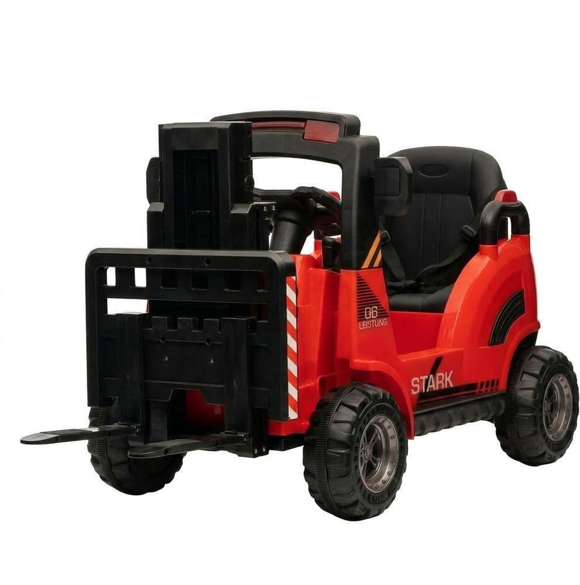 Triumpunpre - Elektrische Heftruck 12V - Hefvorken & Pallet - Afstandsbediening - Muziek & USB (Rood, Vanaf 3j) Speelgoedaccuvoertuig kopen online