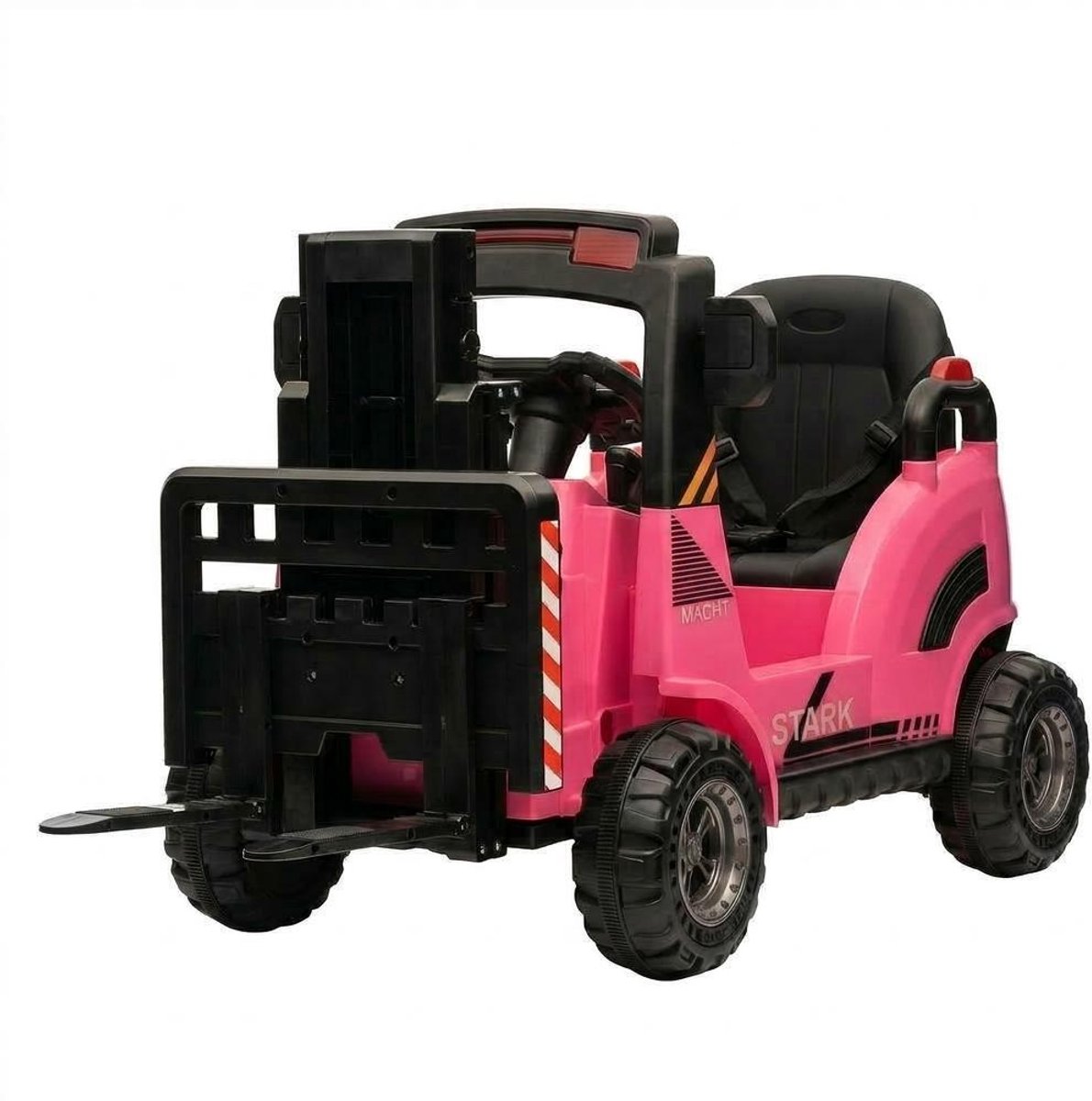 triumpunpre elektrische heftruck 12v hefvorken pallet afstandsbediening muziek usb roze vanaf 3j