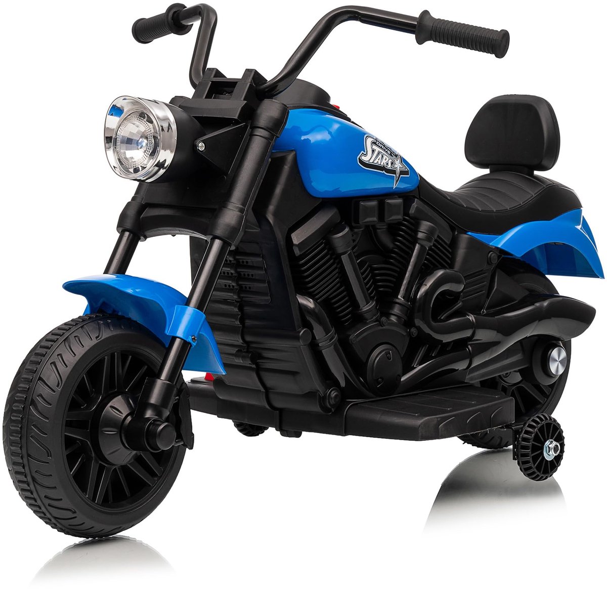 Triumpunpre - Elektrische Kindermotor 6V - Accuvoertuig - Stevig Design - 18-36 Maanden (Blauw) Speelgoedaccuvoertuig kopen online