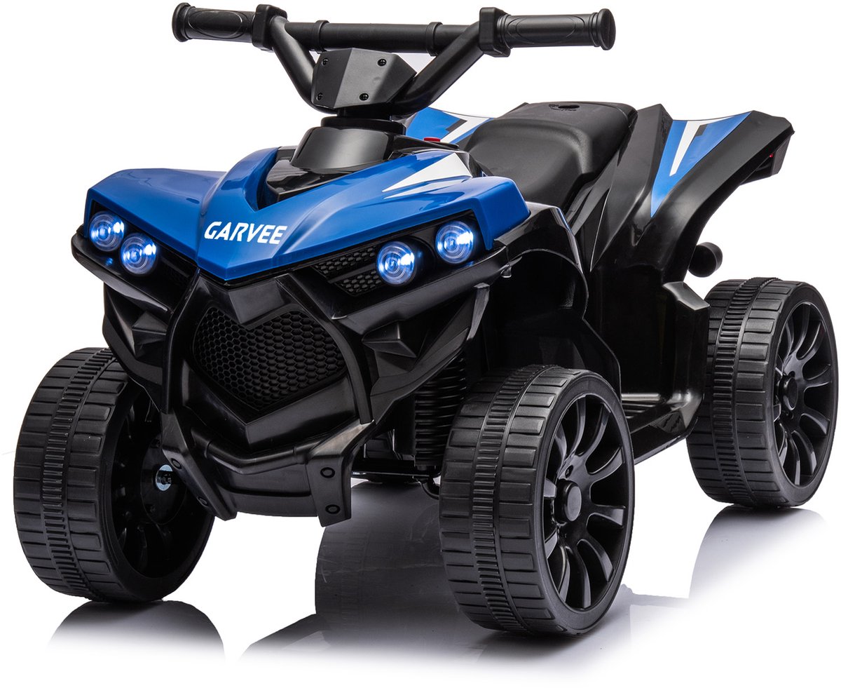 Triumpunpre - Elektrische Kinderquad 6V - LED & Muziek - 1.5-3 km/u - Claxon (Blauw, vanaf 3j) Speelgoedaccuvoertuig kopen online