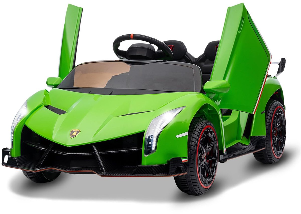 Triumpunpre - Kinder Elektrische Auto 12V - 2x35W Motor - Afstandsbediening - 3 Snelheden & LED (Groen) Speelgoedaccuvoertuig kopen online