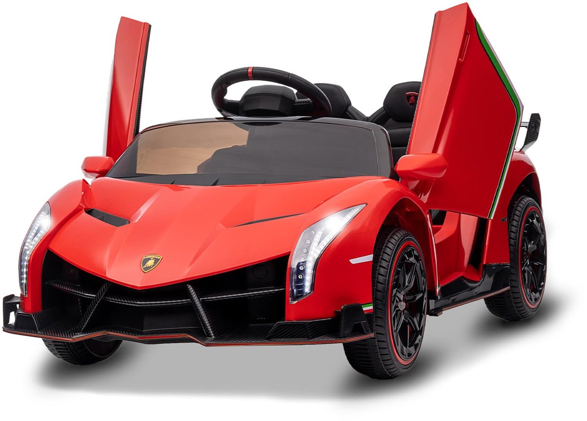 Triumpunpre - Kinder Elektrische Auto 12V - 2x35W Motor - Afstandsbediening - 3 Snelheden & LED (Rood) Speelgoedaccuvoertuig kopen online