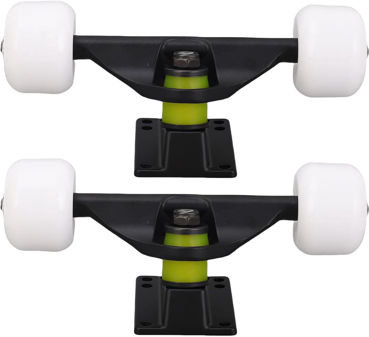 Trucks en Wielen Set voor Longboard, 2 Stuks Aluminium Alloy, 5 Inch Schokabsorbering, Vervangingsonderdelen voor Skateboard en Longboard Longboard kopen online