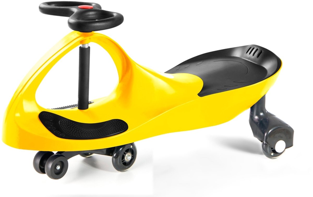 twistcar scooter skelter geel zit loop auto